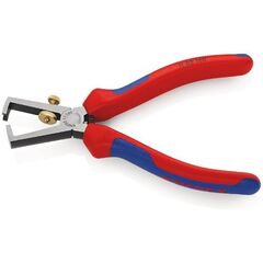  Abisolierzangen universal KNIPEX 11 02 160 Abisolierzange mit Öffnungsfeder, universal mit Mehrkomponenten-Hüllen schwarz atramentiert 160 mm 12380409
