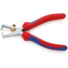  Abisolierzangen universal KNIPEX 11 05 160 Abisolierzange mit Öffnungsfeder, universal mit Mehrkomponenten-Hüllen verchromt 160 mm 12380415
