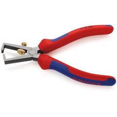  Abisolierzangen universal KNIPEX 11 12 160 Abisolierzange universal mit Mehrkomponenten-Hüllen schwarz atramentiert 160 mm 12380414