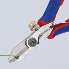 Elektronik-Abisolierschere KNIPEX 11 82 130 Elektronik-Abisolierschere mit Mehrkomponenten-Hüllen 140 mm 12380416