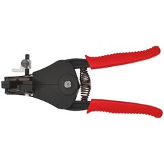  Abisolierzangen mit Formmessern KNIPEX 12 11 180 Abisolierzange mit Formmessern mit Kunststoff-Griffhüllen schwarz lackiert 180 mm 12380326