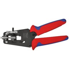  Präzisions-Abisolierzangen mit Formmessern KNIPEX 12 12 12 Präzisions-Abisolierzange mit Formmessern mit Mehrkomponenten-Hüllen brüniert 195 mm 12380335