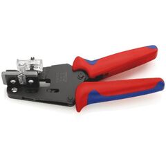  Präzisions-Abisolierzangen mit Formmessern KNIPEX 12 12 13 Präzisions-Abisolierzange mit Formmessern mit Mehrkomponenten-Hüllen brüniert 195 mm 12380332