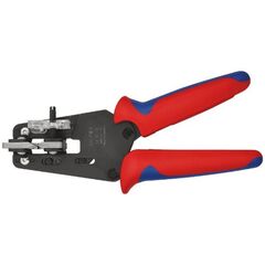  Präzisions-Abisolierzangen mit Formmessern KNIPEX 12 12 13 Präzisions-Abisolierzange mit Formmessern mit Mehrkomponenten-Hüllen brüniert 195 mm 12380332