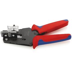  Präzisions-Abisolierzangen mit Formmessern KNIPEX 12 12 14 Präzisions-Abisolierzange mit Formmessern mit Mehrkomponenten-Hüllen brüniert 195 mm 12380336
