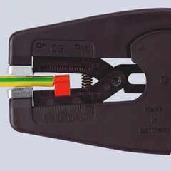  KNIPEX MultiStrip 10 Automatische Abisolierzange KNIPEX 12 42 195 SB MultiStrip 10 Automatische Abisolierzange 195 mm 12380347