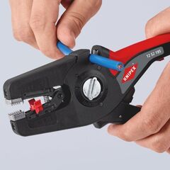  KNIPEX MultiStrip 10 Automatische Abisolierzange KNIPEX 12 52 195 SB PreciStrip16 Automatische Abisolierzange 195 mm 12380343