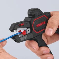  Abisolierzangen und Abmantelungswerkzeuge Automatische Abisolierzange KNIPEX 12 62 180 SB Automatische Abisolierzange  180 mm 12380351