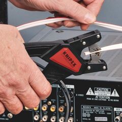  Automatische Flachkabel-Abisolierzange KNIPEX 12 64 180 Automatische Flachkabel-Abisolierzange  180 mm 12380354