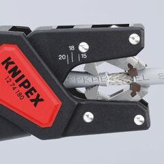  Automatische Abmantelungszange KNIPEX 12 74 180 SB Automatische Abmantelungszange  175 mm 12380399