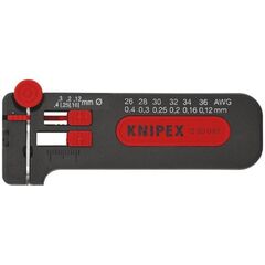  Mini-Abisolierwerkzeug KNIPEX 12 80 040 SB Mini-Abisolierwerkzeug  100 mm 12380356