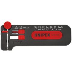  Mini-Abisolierwerkzeug KNIPEX 12 80 100 SB Mini-Abisolierwerkzeug  100 mm 12380355