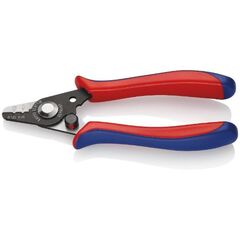  Abisolierzange für Glasfaserkabel KNIPEX 12 82 130 SB Abisolierzange für Glasfaserkabel mit Kunststoff-Griffhüllen brüniert 130 mm 12380357
