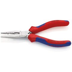  Verdrahtungszangen KNIPEX 13 05 160 Verdrahtungszange mit Mehrkomponenten-Hüllen verchromt 160 mm 12380361
