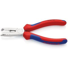  Abmantelungszangen KNIPEX 13 45 165 Abmantelungszange mit Mehrkomponenten-Hüllen verchromt 165 mm 12380365