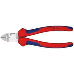  Abisolier-Seitenschneider KNIPEX 14 25 160 Abisolier-Seitenschneider mit Mehrkomponenten-Hüllen verchromt 160 mm 12380371