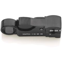  Abisolierwerkzeug für Koaxialkabel KNIPEX 16 60 05 SB Abisolierwerkzeug für Koaxialkabel  105 mm 12380377