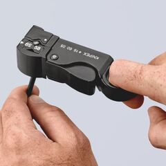  Abisolierwerkzeug für Koaxialkabel KNIPEX 16 60 05 SB Abisolierwerkzeug für Koaxialkabel  105 mm 12380377