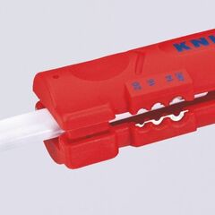  Abmantelungswerkzeug für Flach- und Rundkabel KNIPEX 16 64 125 SB Abmantelungswerkzeug für Flach- und Rundkabel  125 mm 12380380
