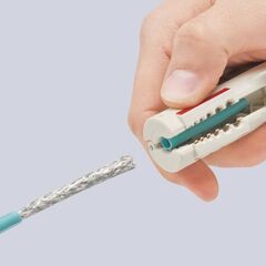  Abmantelungswerkzeug für Datenkabel KNIPEX 16 65 125 SB Abmantelungswerkzeug für Datenkabel  125 mm 12380381