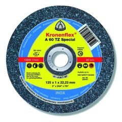  Klingspor A 60 TZ SPECIAL Trennscheibe A 60 TZ Trennscheiben 125 x 1 x 22,23 mm gekröpft 12460972