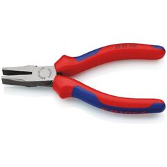  Flachzangen KNIPEX 20 02 140 Flachzange mit Mehrkomponenten-Hüllen schwarz atramentiert 140 mm 12380819