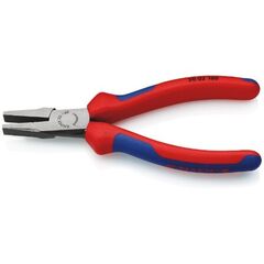  Flachzangen KNIPEX 20 02 160 Flachzange mit Mehrkomponenten-Hüllen schwarz atramentiert 160 mm 12380818