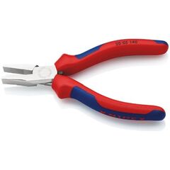  Flachzangen KNIPEX 20 05 140 Flachzange mit Mehrkomponenten-Hüllen verchromt 140 mm 12380814