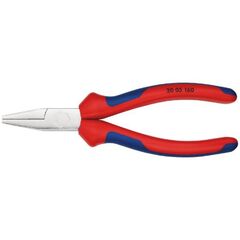  Flachzangen KNIPEX 20 05 160 Flachzange mit Mehrkomponenten-Hüllen verchromt 160 mm 12380815