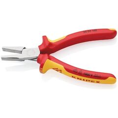  Flachzangen KNIPEX 20 06 160 Flachzange isoliert mit Mehrkomponenten-Hüllen, VDE-geprüft verchromt 160 mm 12380245