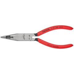  Flachrundzange mit Mittenschneider (Telefonzange) KNIPEX 27 01 160 Flachrundzange mit Mittenschneider (Telefonzange) mit Kunststoff überzogen 160 mm 12380853