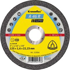  Klingspor A 646 R Trennscheiben A 646 R Trennscheiben 125 x 1,6 x 22,23 mm gerade 12460987