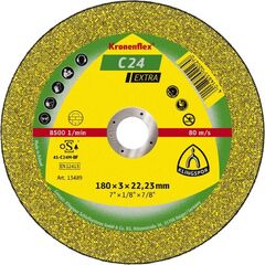  Klingspor C 24 EXTRA Trennscheibe Trennscheibe C24 Extra 115x2,5mm gekr. Klingspor 12457681