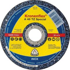  Klingspor A 46 TZ SPECIAL Trennscheibe A 46 TZ Trennscheiben 115 x 1,6 x 22,23 mm gerade 12460947