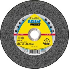  Klingspor A 46 TZ SPECIAL Trennscheibe A 46 TZ Trennscheiben 180 x 1,6 x 22,23 mm gerade 12460951