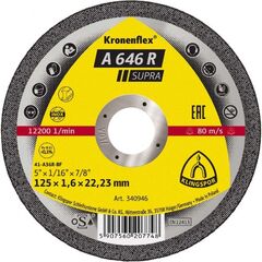  Klingspor A 646 R Trennscheiben A 646 R Trennscheiben, 115 x 1,6 x 22,23 mm gerade 12460986