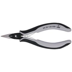  Präzisions-Elektronik-Greifzangen ESD KNIPEX 34 22 130 ESD Präzisions-Elektronik-Greifzange ESD mit Mehrkomponenten-Hüllen brüniert 135 mm 12380885