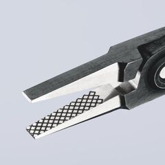  Präzisions-Elektronik-Greifzangen KNIPEX 34 42 130 Präzisions-Elektronik-Greifzange mit Mehrkomponenten-Hüllen brüniert 130 mm 12380898