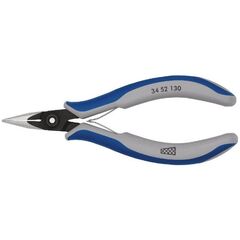 Präzisions-Elektronik-Greifzangen KNIPEX 34 52 130 Präzisions-Elektronik-Greifzange mit Mehrkomponenten-Hüllen brüniert 130 mm 12380896