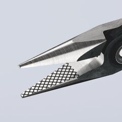  Präzisions-Elektronik-Greifzangen KNIPEX 34 52 130 Präzisions-Elektronik-Greifzange mit Mehrkomponenten-Hüllen brüniert 130 mm 12380896