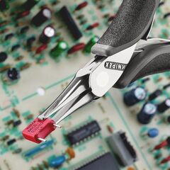  Elektronik-Greifzangen ESD KNIPEX 35 12 115 ESD Elektronik-Greifzange ESD mit Mehrkomponenten-Hüllen 115 mm 12380891