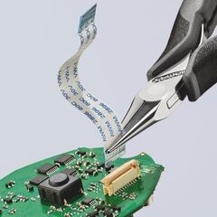  Elektronik-Greifzangen ESD KNIPEX 35 22 115 ESD Elektronik-Greifzange ESD mit Mehrkomponenten-Hüllen 115 mm 12380893