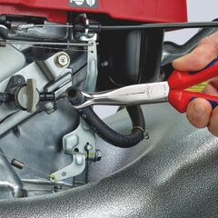  Mechanikerzangen KNIPEX 38 95 200 Mechanikerzange mit Mehrkomponenten-Hüllen verchromt 200 mm 12380923