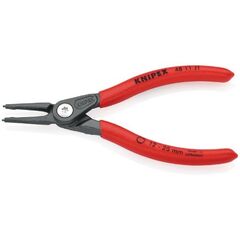  Präzisions-Sicherungsringzangen für Innenringe in Bohrungen KNIPEX 48 11 J1 Präzisions-Sicherungsringzange für Innenringe in Bohrungen mit rutschhemmendem Kunststoff überzogen grau atramentiert 140 mm 12381129