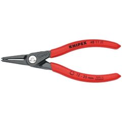  Präzisions-Sicherungsringzangen für Innenringe in Bohrungen KNIPEX 48 11 J1 Präzisions-Sicherungsringzange für Innenringe in Bohrungen mit rutschhemmendem Kunststoff überzogen grau atramentiert 140 mm 12381129