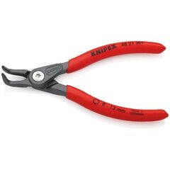  Präzisions-Sicherungsringzangen für Innenringe in Bohrungen KNIPEX 48 21 J01 Präzisions-Sicherungsringzange für Innenringe in Bohrungen mit rutschhemmendem Kunststoff überzogen grau atramentiert 130 mm 12381124