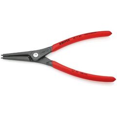  Präzisions-Sicherungsringzangen für Außenringe auf Wellen KNIPEX 49 11 A3 Präzisions-Sicherungsringzange für Außenringe auf Wellen mit rutschhemmendem Kunststoff überzogen grau atramentiert 225 mm 12381136