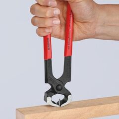  Hammerzange KNIPEX 51 01 210 Hammerzange mit Kunststoff überzogen schwarz atramentiert 210 mm 12381501