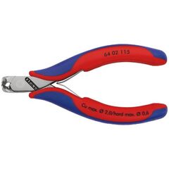  Elektronik-Vornschneider KNIPEX 64 02 115 Elektronik-Vornschneider mit Mehrkomponenten-Hüllen 115 mm 12380498