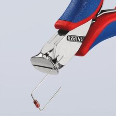  Elektronik-Vornschneider KNIPEX 64 02 115 Elektronik-Vornschneider mit Mehrkomponenten-Hüllen 115 mm 12380498